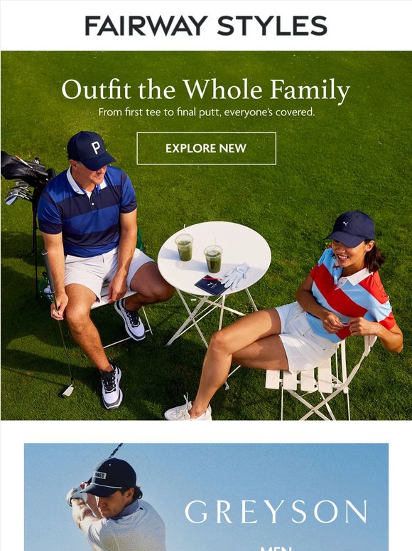 Golf Looks for the Whole Family