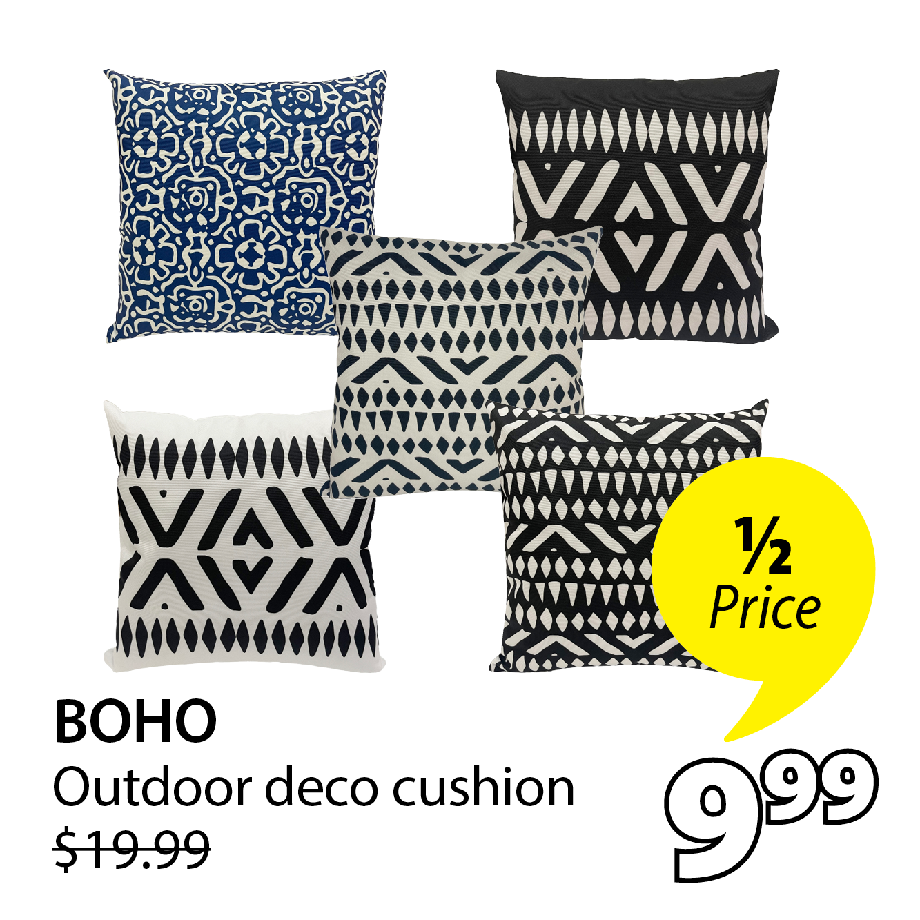 BOHO Outdoor deco cushion | 1/2 Price
