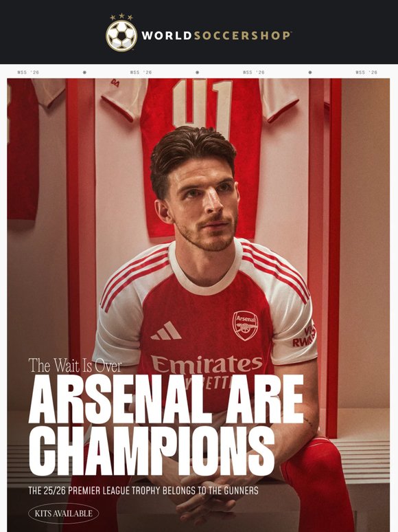 ARSENAL. ARE. CHAMPIONS. 🏆