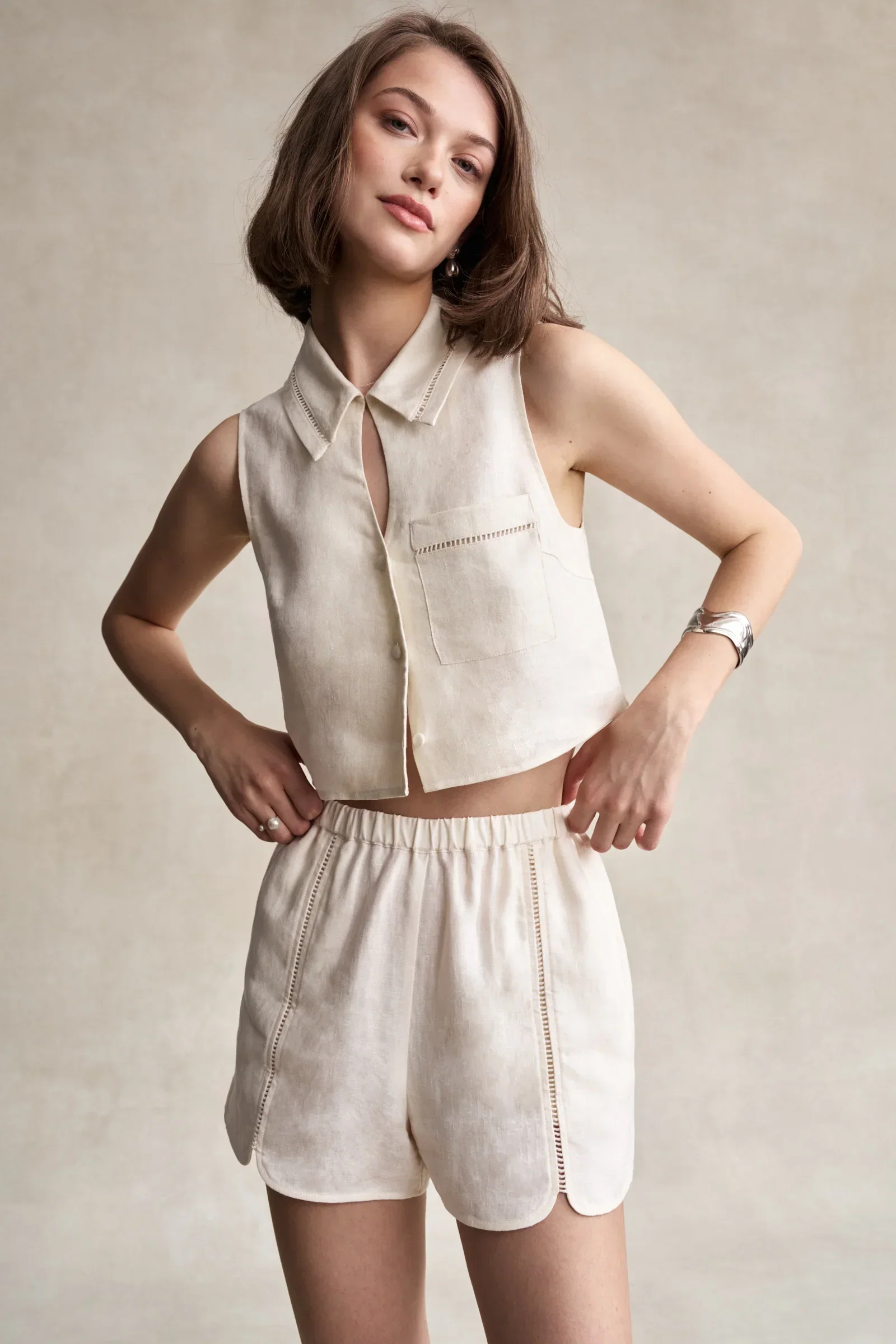Image of  Rosalie Top - Ivory