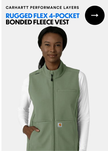 Carhartt | 4-Pocket Bonded Fleece Zip-Front Vest | Shop Now