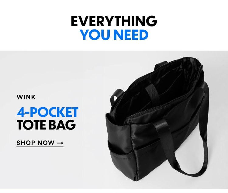 Wink | 4-Pocket Tote Bag | Shop Now