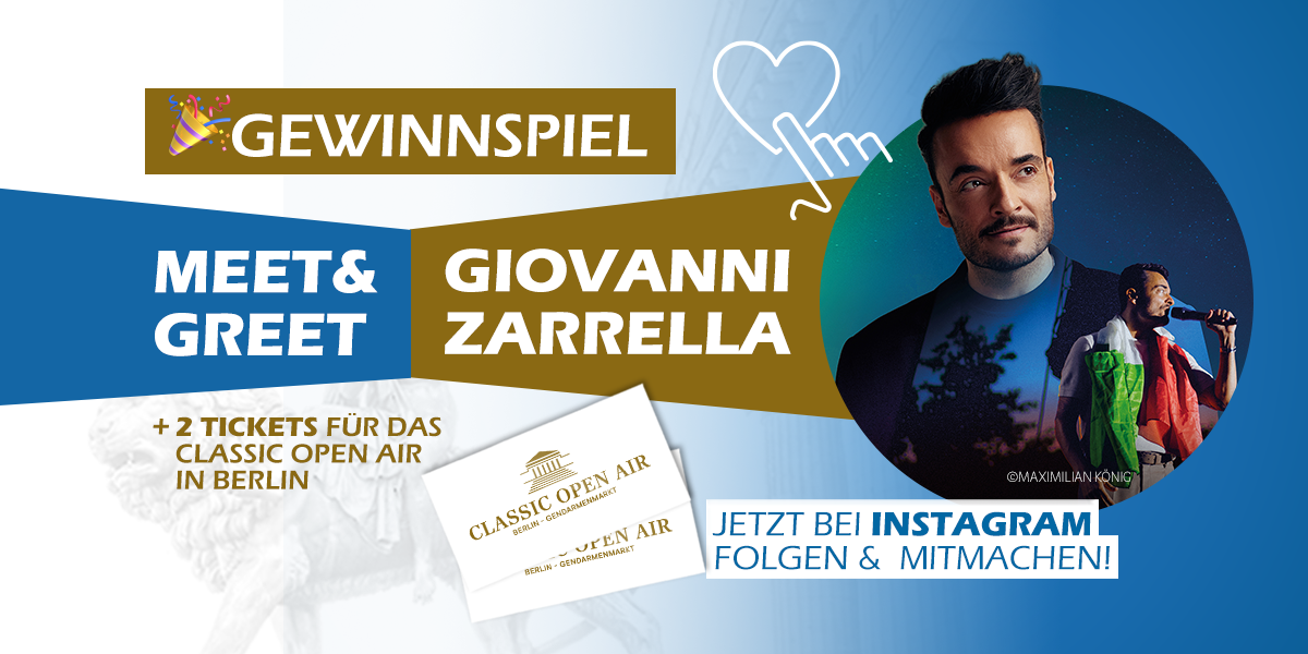 Gewinnspiel Meet & Greet Giovanni Zarrella