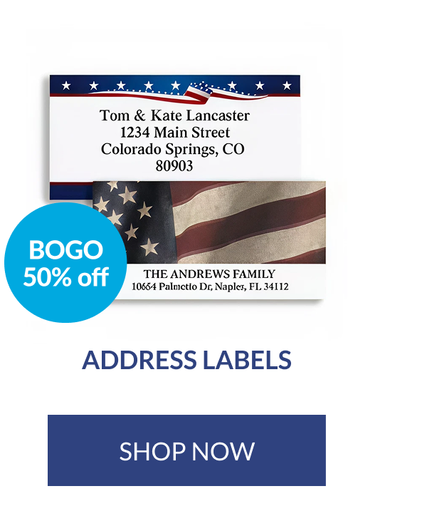 Address Labels [Click here to Shop Now]