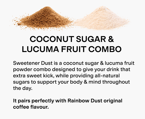 All natural fruit powders to sweeten up your drink 