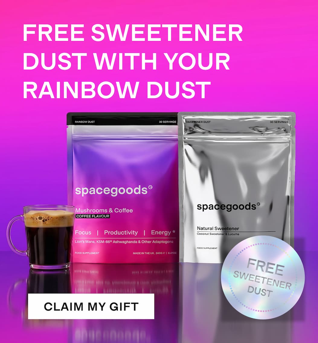 Claim your free sweetener dust with Rainbow dust this week
