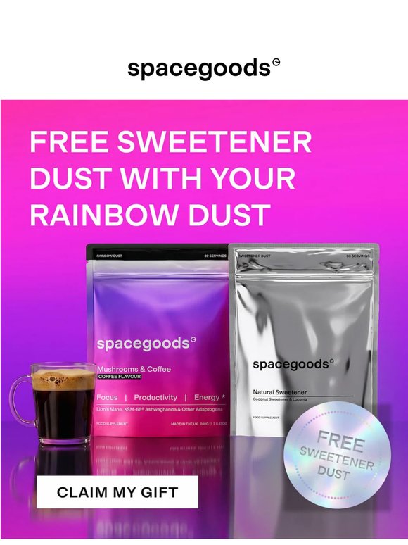 A sweet free gift with Rainbow Dust 💝