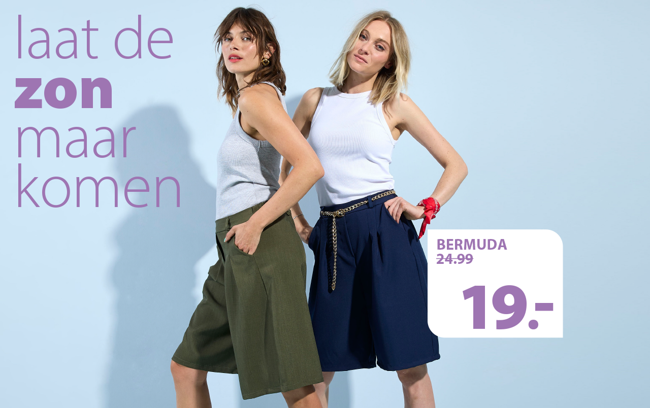 shop bermuda's 30% korting