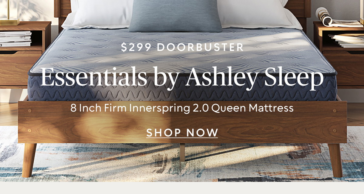 $299 Doorbuster: Ashley Sleep Essentials 8 Inch Firm Innerspring 2.0 Queen Mattress