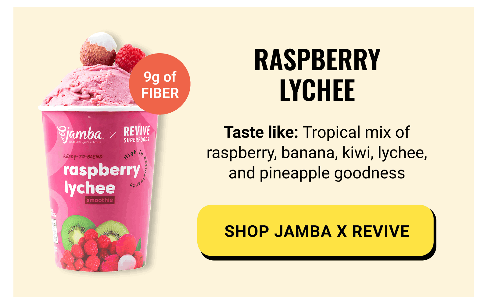 Raspberry Lychee Smoothie