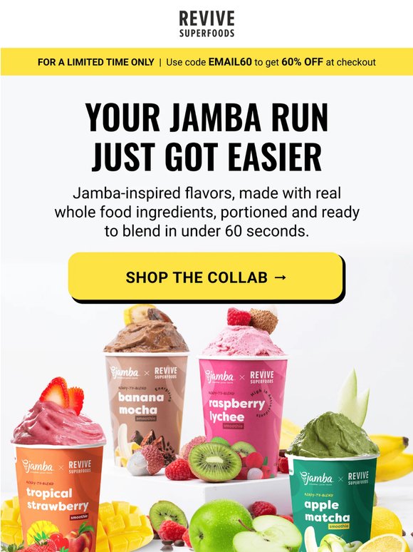🥤 The Smoothie Collab Everyone’s Craving