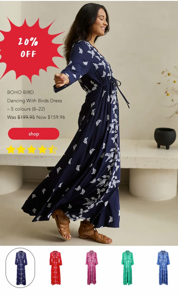 dancing with birds dress