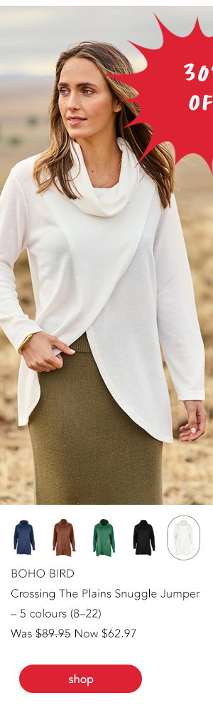 crossing the plains snuggle jumper
