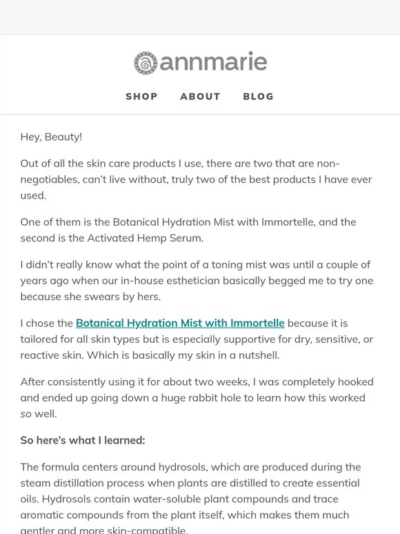 Buy any serum, get a FREE full-size toning mist ($60 value)