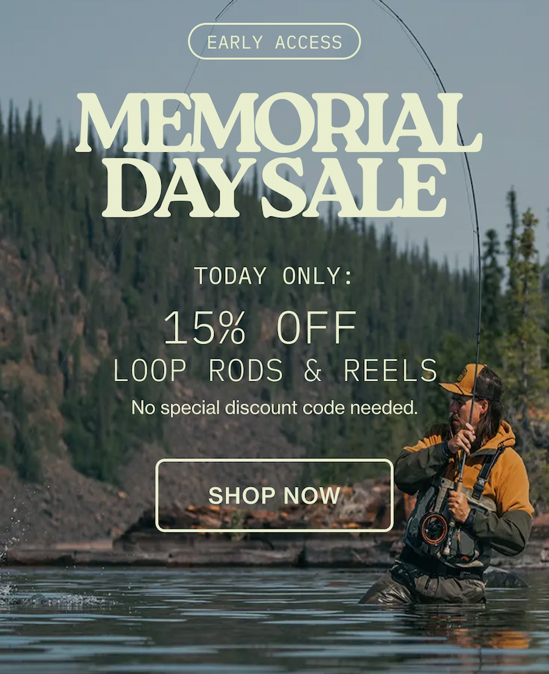 15% Off Loop Rods & Reels