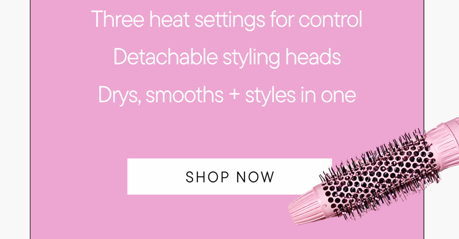 30% off the Interchangeable Blow Dry Brush* 