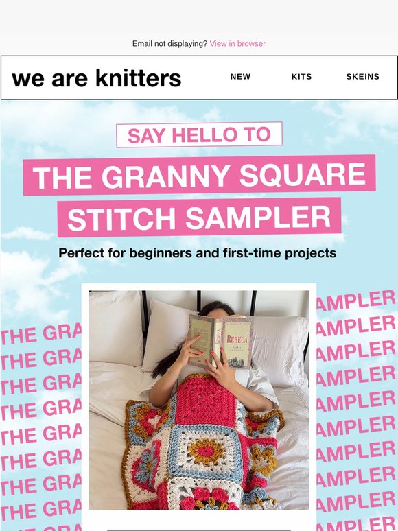 NEW DROP: Granny Square Stitch Sampler 🤩🌟