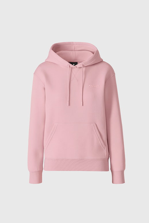ZOSIA-Z Double-Face Jersey Logo Hoodie for Women