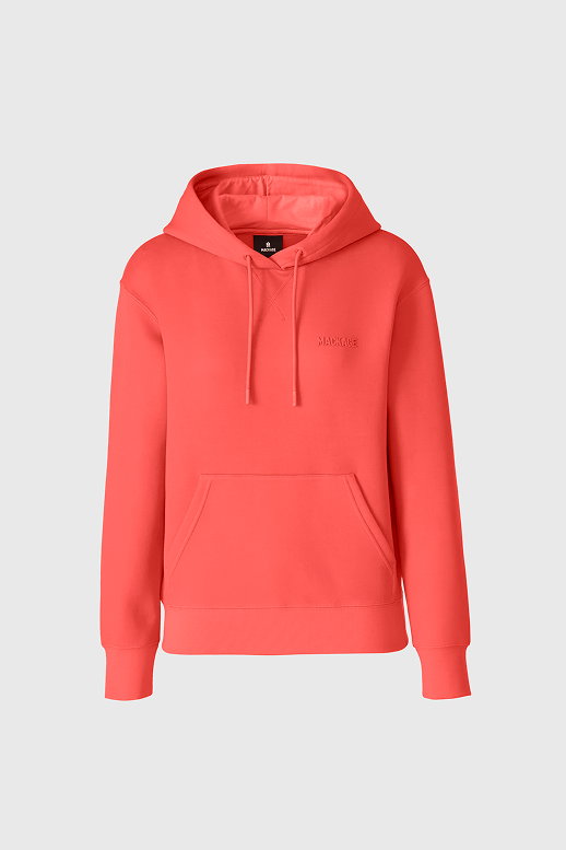 ZOSIA-Z Double-Face Jersey Logo Hoodie for Women