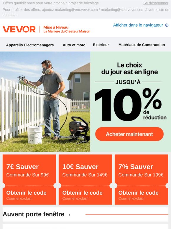 Nouvelles offres quotidiennes. Revenez chaque jour.