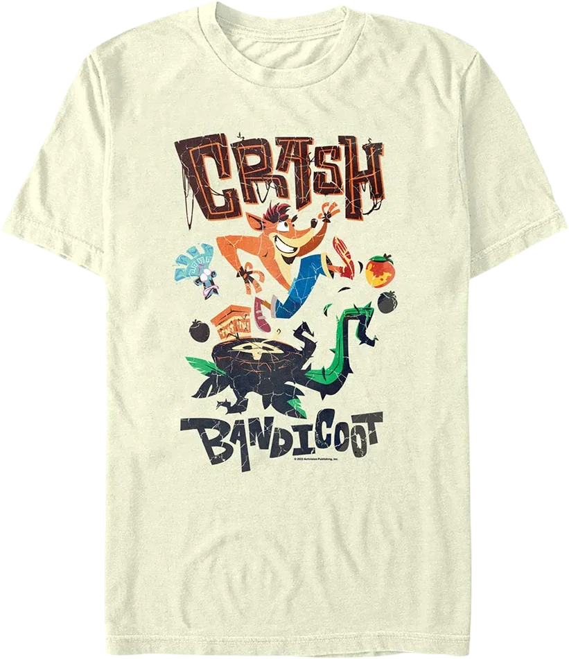 Vintage Poster Crash Bandicoot T-Shirt