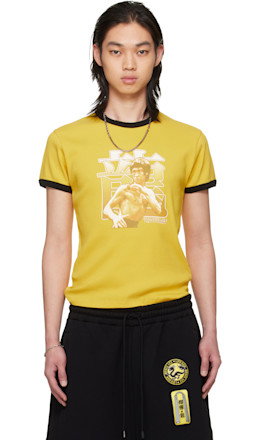 BRUCE LEE x LỰU ĐẠN Yellow Ringer T-shirt