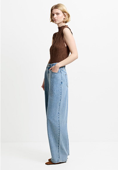 Dallas Vintage Wash Denim Boyfriend Jeans