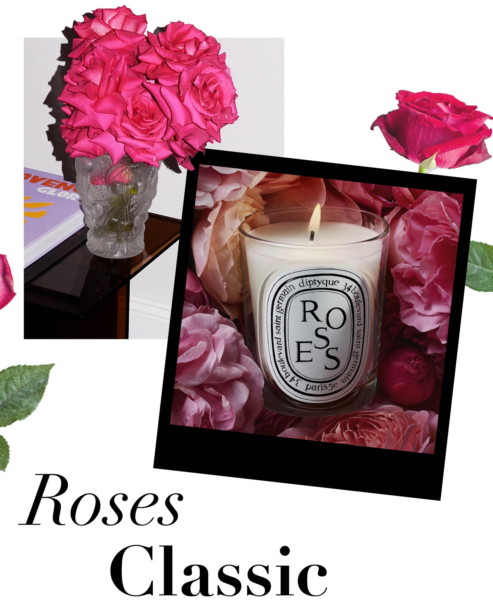 Roses Classic Candle