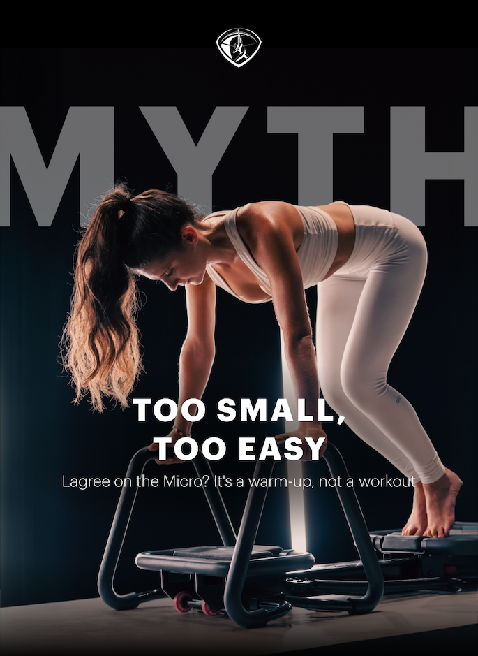 Too Small, Too Easy. Lagree on the Micro? It's a warm-up, not a workout.