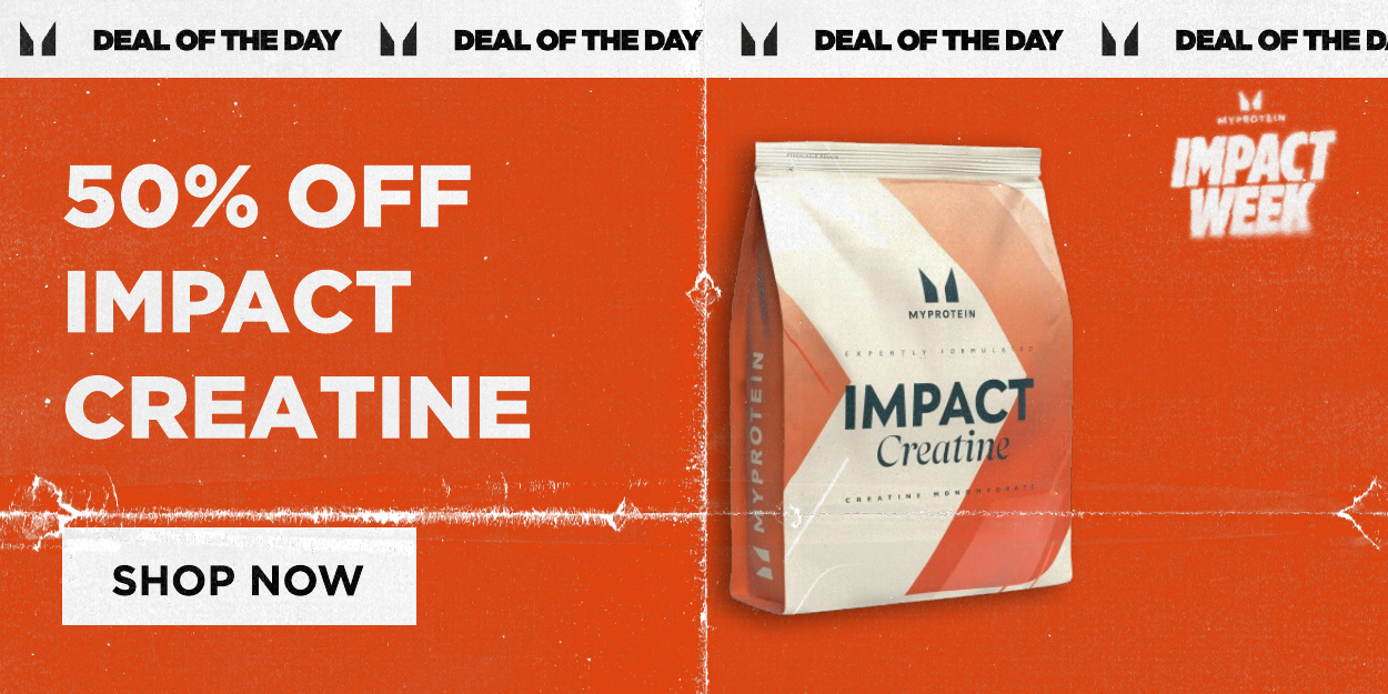 50% off Impact Creatine