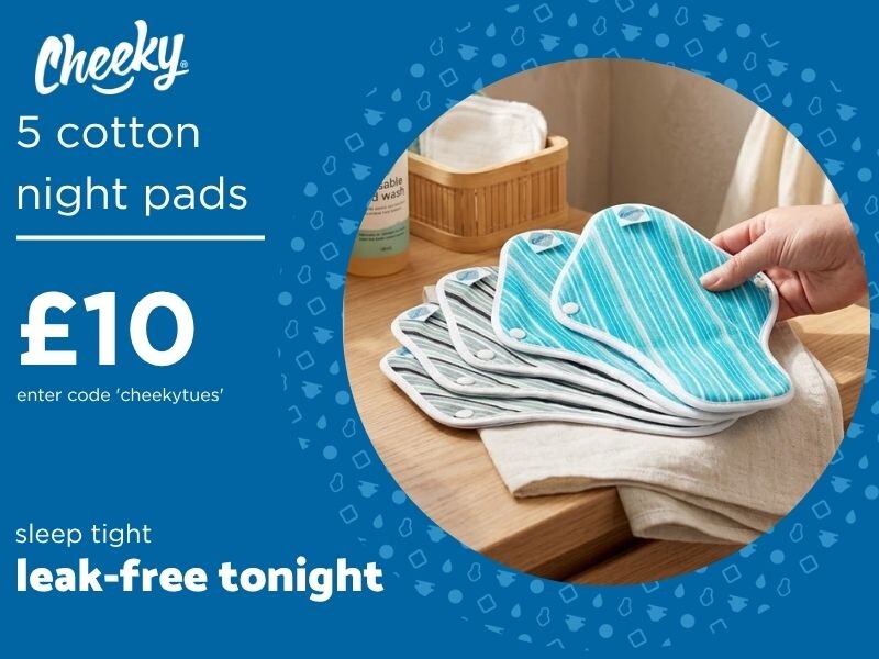 Cotton night pads - 5 for £10