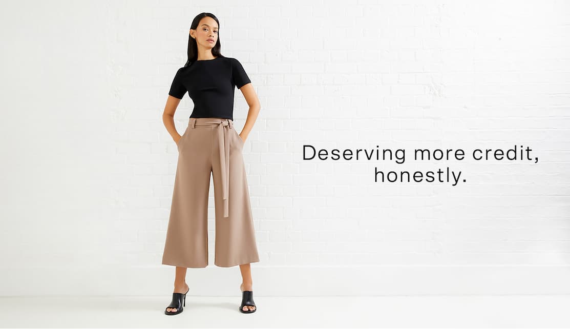 Whisper High Waisted Taupe Belted Culotte Trousers