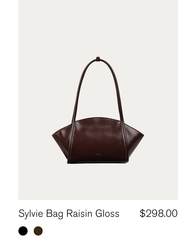Sylvie Bag Raisin Gloss