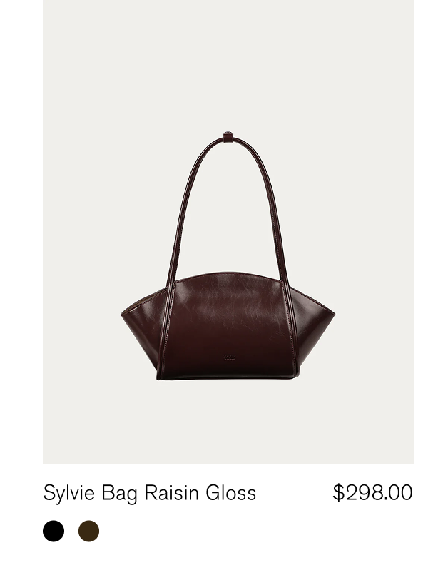 Sylvie Bag Raisin Gloss