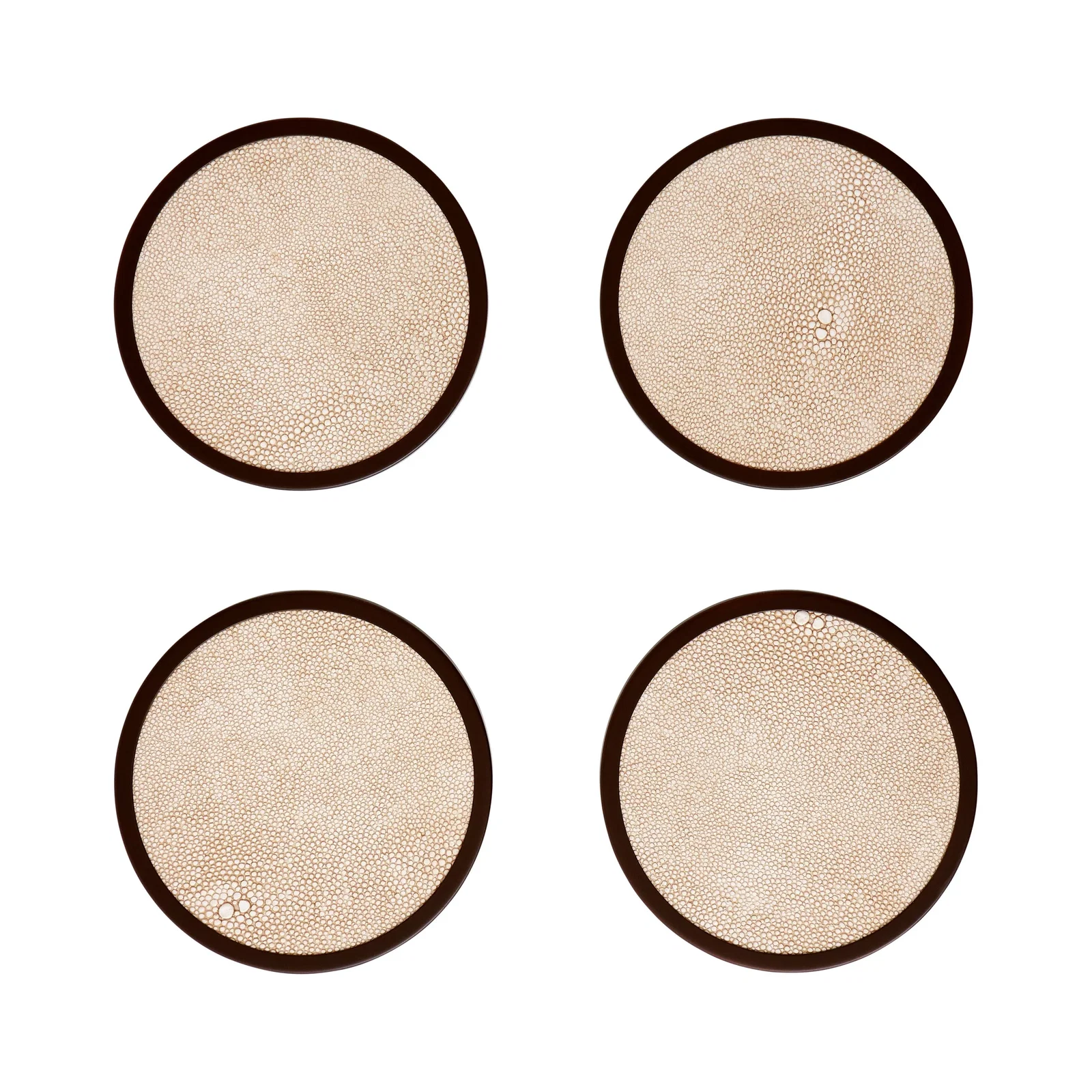 Image of Ecru Coasters - Set of 4