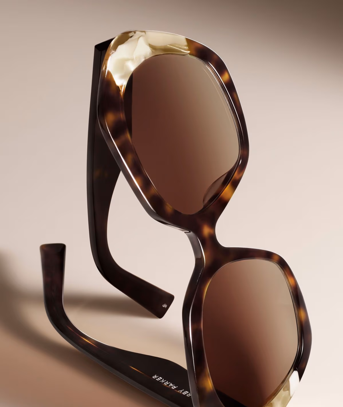 Mimi in Ristretto Tortoise with Marbled Opal