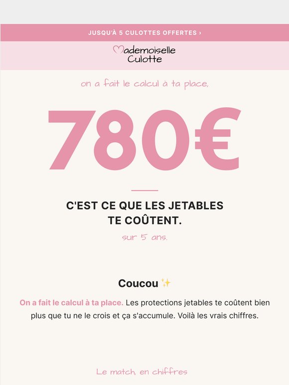 Tu jettes 780€ sans le savoir. 😱
