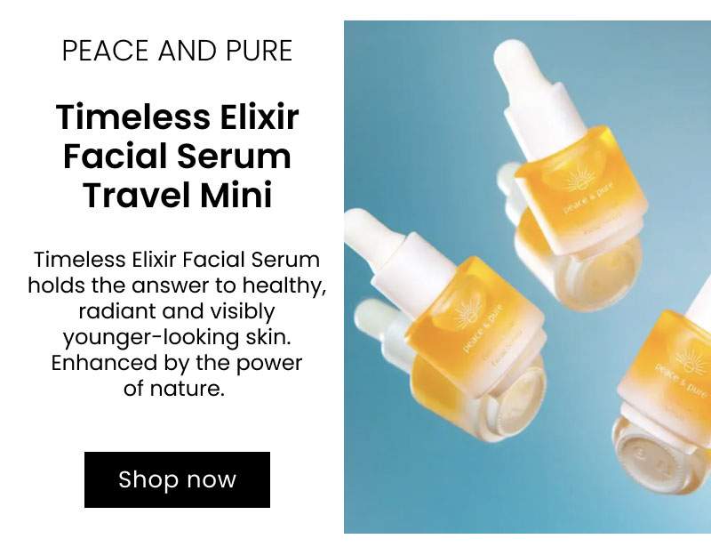 Peace and Pure Timeless Elixir Facial Serum Travel Mini 6ml