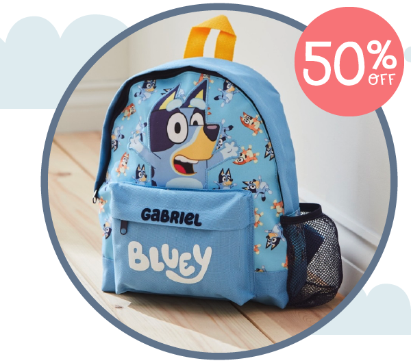 Personalised Bluey Backpack