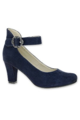 Trachtenpumps - MADINA - dunkelblau