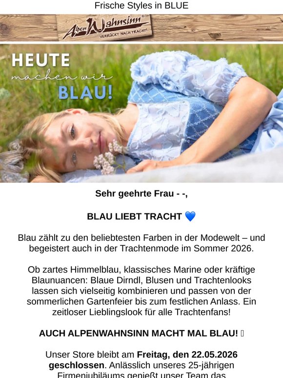 HEUTE machen wir BLAU! 💙🩵