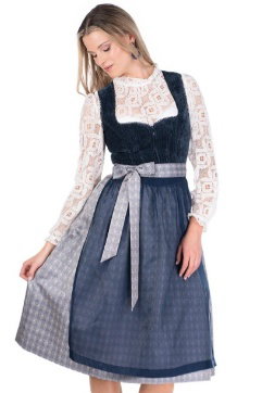 Cord Dirndl 2tlg. - HILDOR - dunkelblau