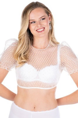 Dirndlbluse - ECHING - off white