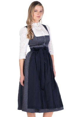 Dirndl lang 2tlg. - HEILBACH - dunkelblau