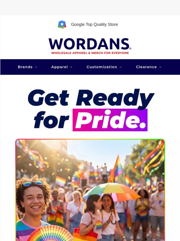Get ready for pride 🏳️‍🌈