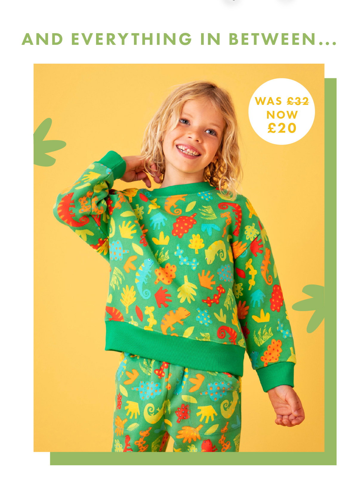 and everything in between... now £32 now £20