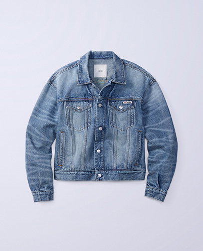 JUNG KOOK FOR CALVIN KLEIN 90S DENIM TRUCKER JACKET