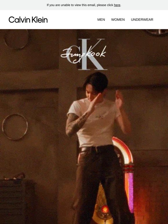 Jung Kook for Calvin Klein Is Now Available