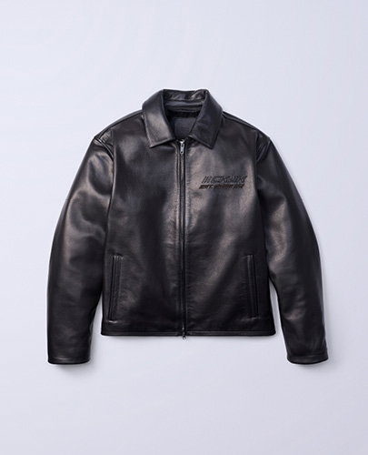 JUNG KOOK FOR CALVIN KLEIN LEATHER RACER JACKET