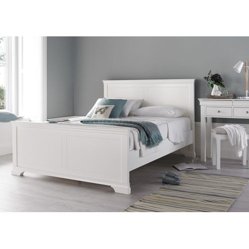 Chateaux White Wooden Bed Frame